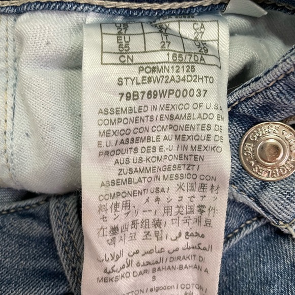 Guess Super High Rise Skinny Jeans - Picture 8 of 9